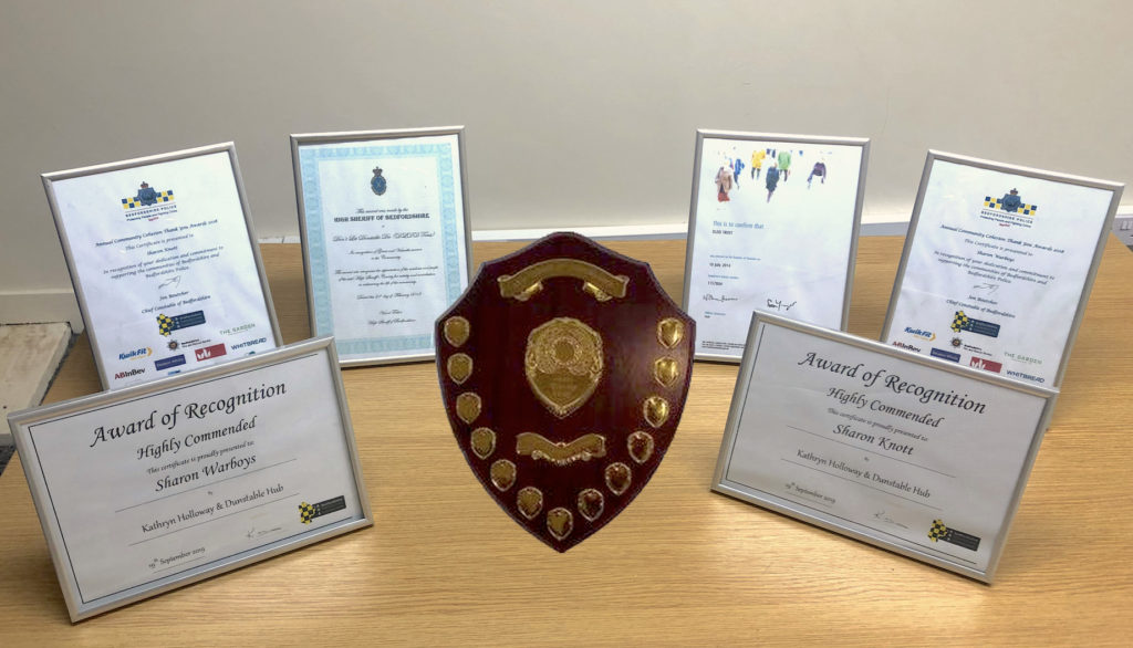 DLDD TRUST received the High Sheriff of Bedfordshire Award in recognition of Great Valuable services to the Community in enhancing the life of the community.